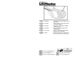 LiftMaster 1000A Garage Door Opener User Manual