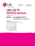 Life is good 47LS4600 Flat Panel Television User Manual