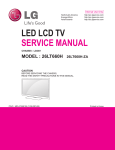 Life is good 26LT660H-ZA Flat Panel Television User Manual