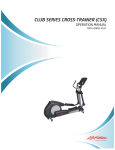 Life Fitness M051-00K61-B137 Elliptical Trainer User Manual