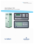 Liebert 3000 Air Conditioner User Manual