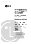 LG Electronics RC797T DVD VCR Combo User Manual