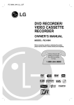 LG Electronics RC199H DVD VCR Combo User Manual
