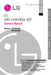 LG Electronics PRCKD20E Air Conditioner User Manual