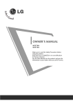 LG Electronics M227WA Computer Monitor User Manual
