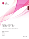 LG Electronics M1962D Computer Monitor User Manual