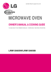 LG Electronics LRM1260SW Microwave Oven User Manual