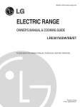 LG Electronics LRE30755SB Range User Manual