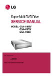 LG Electronics GSA-4168B DVD Player User Manual