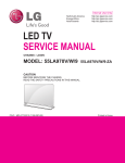 LG Electronics 55LA970V/W/9-ZA Flat Panel Television User Manual