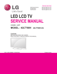 LG Electronics 42LT760H-ZA Flat Panel Television User Manual