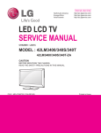 LG Electronics 42LM340S Flat Panel Television User Manual