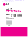 LG Electronics 37LH41 Flat Panel Television User Manual