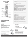 LG Electronics 125 Cell Phone User Manual