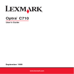 Lexmark n11 Printer User Manual