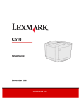 Lexmark 510 Printer User Manual