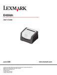 Lexmark 450dn Printer User Manual