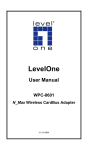 LevelOne WNC-0101USB Network Card User Manual