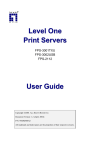 LevelOne FPS-2112 Printer User Manual