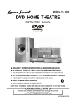 Lenoxx Electronics HT600 Home Theater System User Manual
