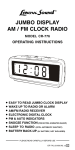 Lenoxx Electronics CR-776 Clock Radio User Manual