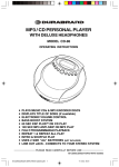 Lenoxx Electronics CD-96 CD Player User Manual