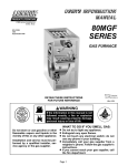 Lenoxx Electronics 80MGF Furnace User Manual