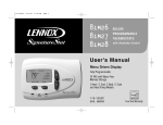 Lennox International Inc. 81M28 Thermostat User Manual