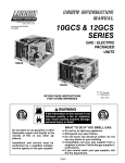 Lennox International Inc. 12GCS Air Conditioner User Manual