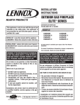 Lennox Hearth ADAGIO-MN Outdoor Fireplace User Manual