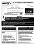 Lennox Hearth 33/40 DV INS Fire Pit User Manual
