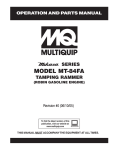 Lasko MT-84FA Automobile Parts User Manual