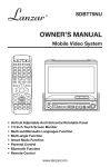 Lanzar Car Audio SDBT75NU Car Video System User Manual