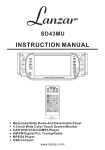 Lanzar Car Audio SD43MU Car Stereo System User Manual