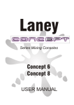 Laney Amplification Concept 6 DJ Equipment User Manual
