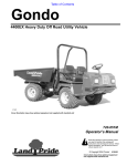 Land Pride 4400ex Lawn Mower User Manual