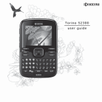 Kyocera S2300 Cell Phone User Manual
