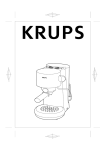 Krups 880-42 Coffeemaker User Manual