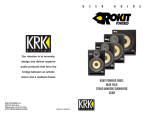 KRK ROKIT POWERED SERIES Speaker User Manual