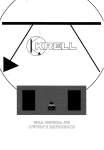 Krell Industries MDA-300/500 Stereo Amplifier User Manual