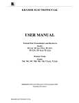 Kramer Electronics TP-1xl Satellite Radio User Manual