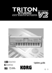 Korg V2 Electronic Keyboard User Manual