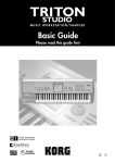 Korg PA50sd Electronic Keyboard User Manual