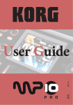 Korg MP-10 PRO Car Video System User Manual