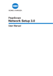 Konica Minolta PageScope Network Card User Manual