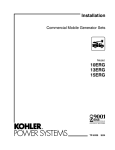 Kohler 10ERG Portable Generator User Manual