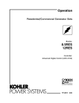 Kohler 05810334 Automobile Parts User Manual