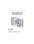 Kodak C763 Digital Camera User Manual