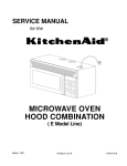 KitchenAid KHMS105E Microwave Oven User Manual