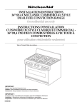 KitchenAid Dual Fuel Convection Range Range User Manual